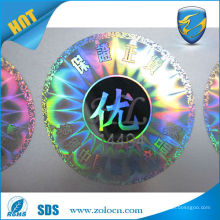 Shenzhen ZOLO high quality anti-counterfeit laminating hologram sticker